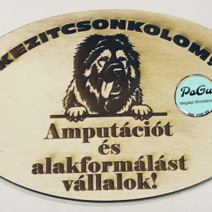 Kaukázusi juhászkutya ovális tábla