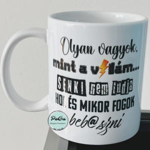 Mint a villám bögre