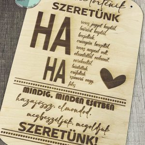 Akkor is szeretünk tábla