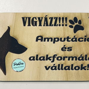 Doberman tábla