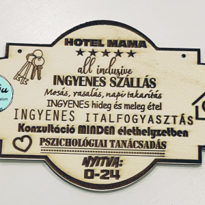 Mama Hotel tábla