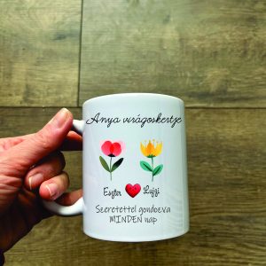 Anya virágoskertje bögre